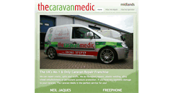 Desktop Screenshot of midlands.thecaravanmedic.co.uk